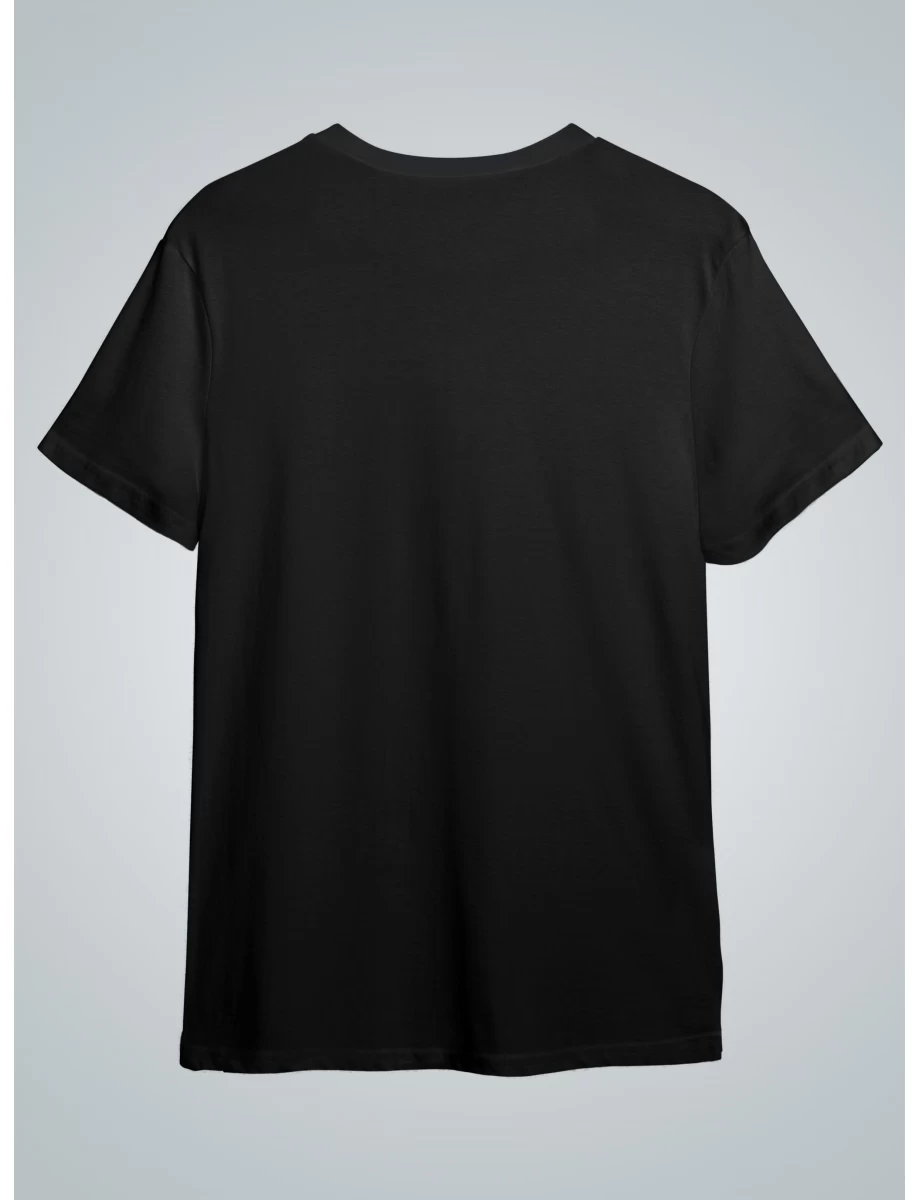 Tricou negru cu broderie personalizată